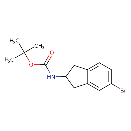 tert-butyl N-(5-bromo-2,3-dihydro-1H-inden-2-yl)carbamate