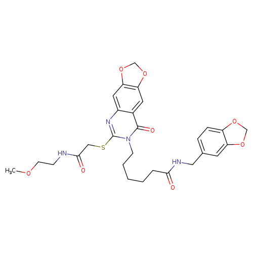 N-[(2H-1,3-benzodioxol-5-yl)methyl]-6-[6-({[(2-methoxyethyl)carbamoyl]methyl}sulfanyl)-8-oxo-2H,7H,8H-[1,3]dioxolo[4,5-g]quinazolin-7-yl]hexanamide