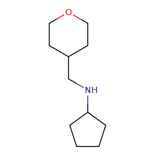 N-[(oxan-4-yl)methyl]cyclopentanamine