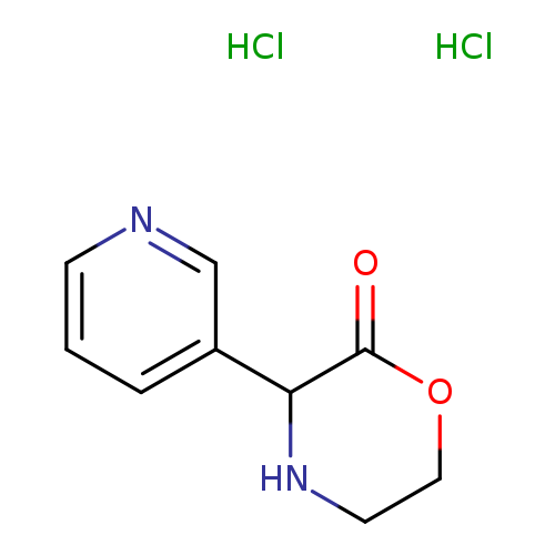 3-(Pyridin-3-yl)morpholin-2-one dihydrochloride