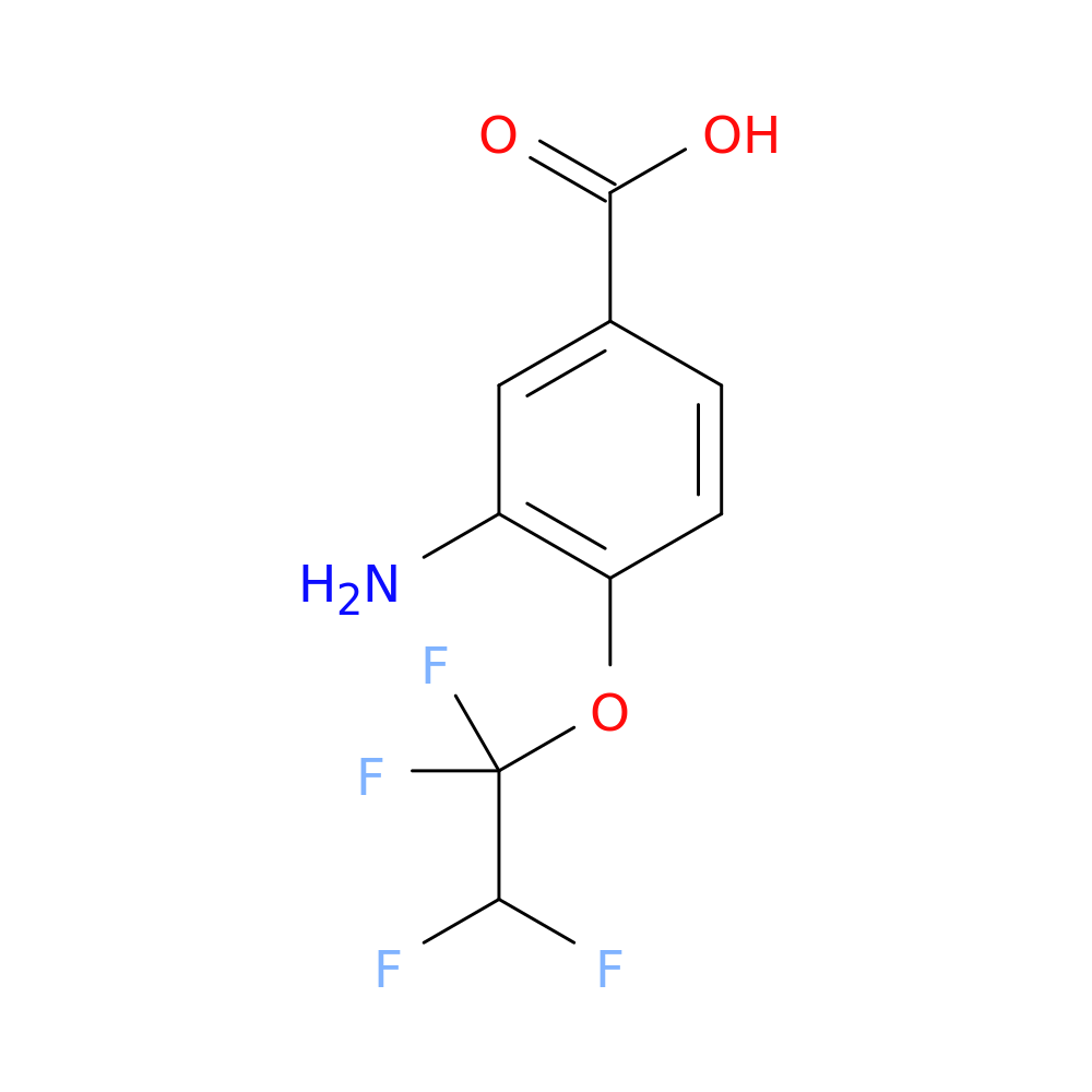 3-amino-4-(1,1,2,2-tetrafluoroethoxy)benzoic acid