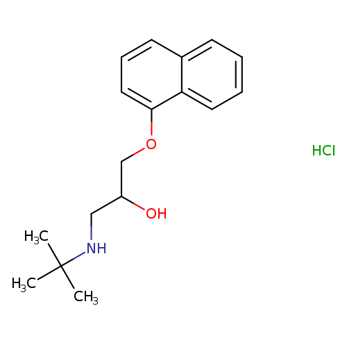 1-(tert-Butylamino)-3-(1-naphthyloxy)-2-propanol hydrochloride