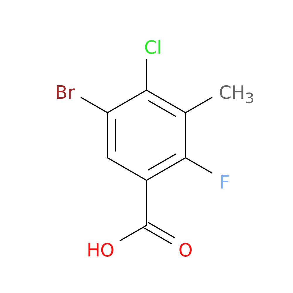5-Bromo-4-chloro-2-fluoro-3-methylbenzoic acid