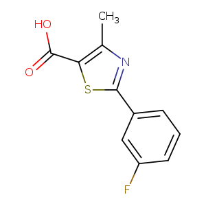 2-(3-Fluorophenyl)-4-methyl-1,3-thiazole-5-carboxylic acid