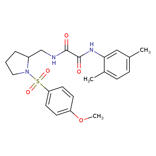 N'-(2,5-dimethylphenyl)-N-{[1-(4-methoxybenzenesulfonyl)pyrrolidin-2-yl]methyl}ethanediamide