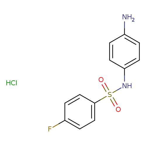 N-(4-aminophenyl)-4-fluorobenzene-1-sulfonamide hydrochloride