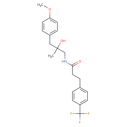 N-[2-hydroxy-3-(4-methoxyphenyl)-2-methylpropyl]-3-[4-(trifluoromethyl)phenyl]propanamide