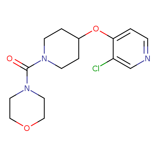 4-{4-[(3-chloropyridin-4-yl)oxy]piperidine-1-carbonyl}morpholine