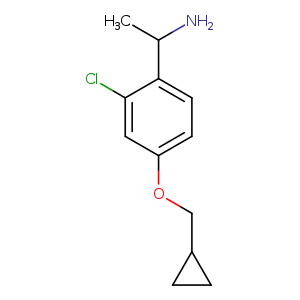 1-(2-Chloro-4-cyclopropylmethoxy-phenyl)-ethylamine