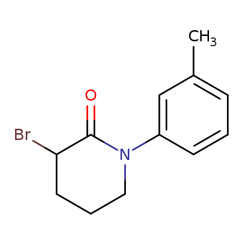 3-bromo-1-(3-methylphenyl)piperidin-2-one