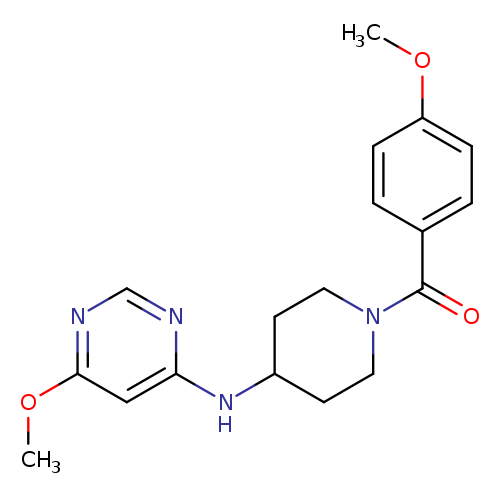 6-methoxy-N-[1-(4-methoxybenzoyl)piperidin-4-yl]pyrimidin-4-amine