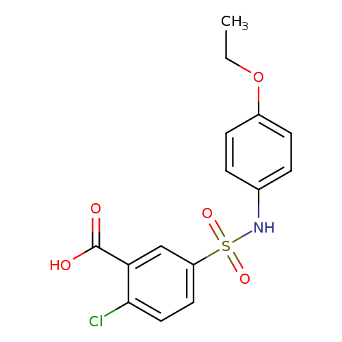 2-chloro-5-[(4-ethoxyphenyl)sulfamoyl]benzoic acid