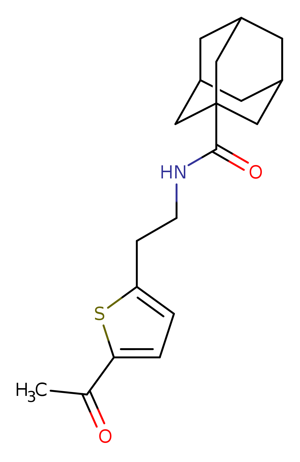 N-[2-(5-acetylthiophen-2-yl)ethyl]adamantane-1-carboxamide