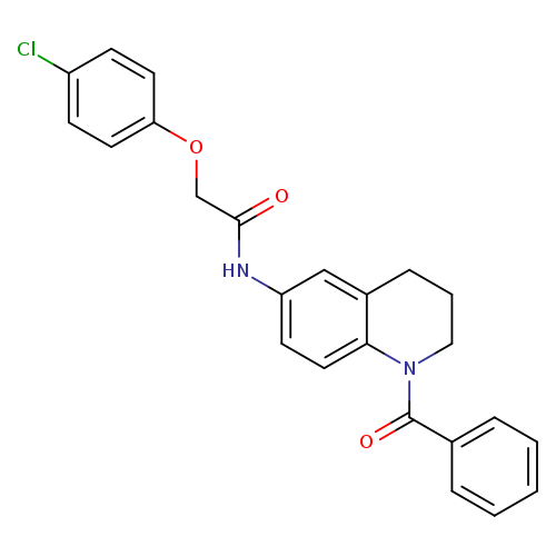 N-(1-benzoyl-1,2,3,4-tetrahydroquinolin-6-yl)-2-(4-chlorophenoxy)acetamide