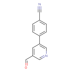 4-(5-Formylpyridin-3-yl)benzonitrile