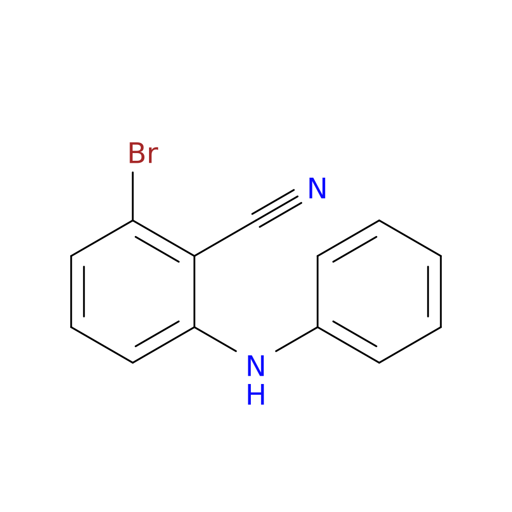 Benzonitrile, 2-bromo-6-(phenylamino)-