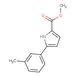 methyl 5-(3-methylphenyl)-1H-pyrrole-2-carboxylate