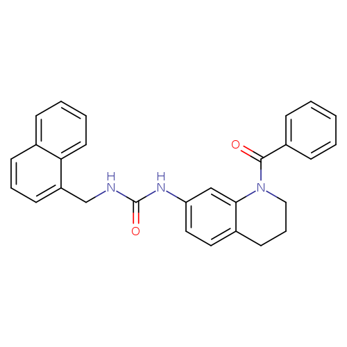 3-(1-benzoyl-1,2,3,4-tetrahydroquinolin-7-yl)-1-[(naphthalen-1-yl)methyl]urea