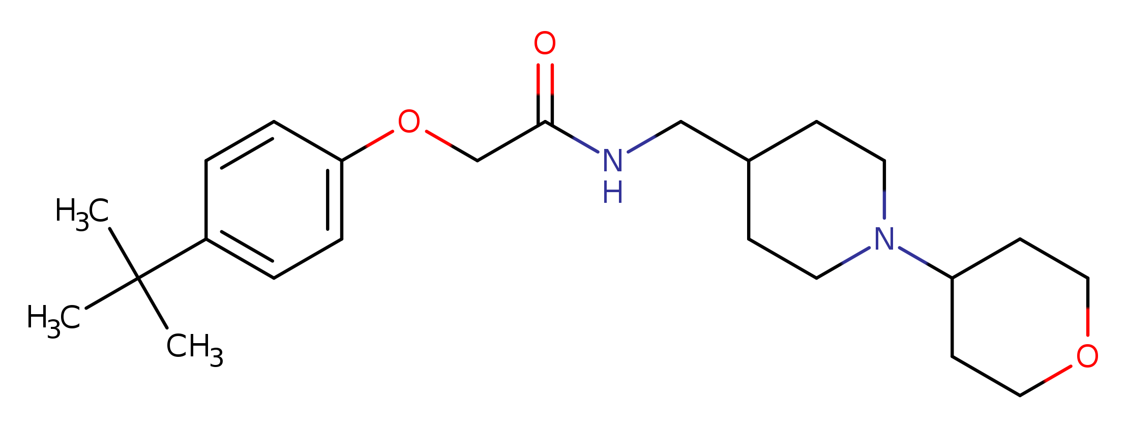 2-(4-tert-butylphenoxy)-N-{[1-(oxan-4-yl)piperidin-4-yl]methyl}acetamide
