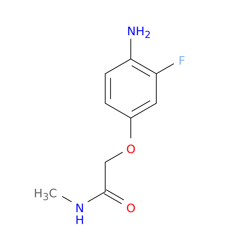2-(4-amino-3-fluorophenoxy)-N-methylacetamide