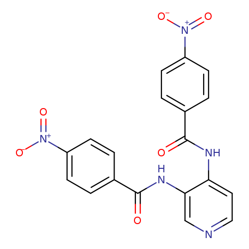 4-nitro-N-[4-(4-nitrobenzamido)pyridin-3-yl]benzamide