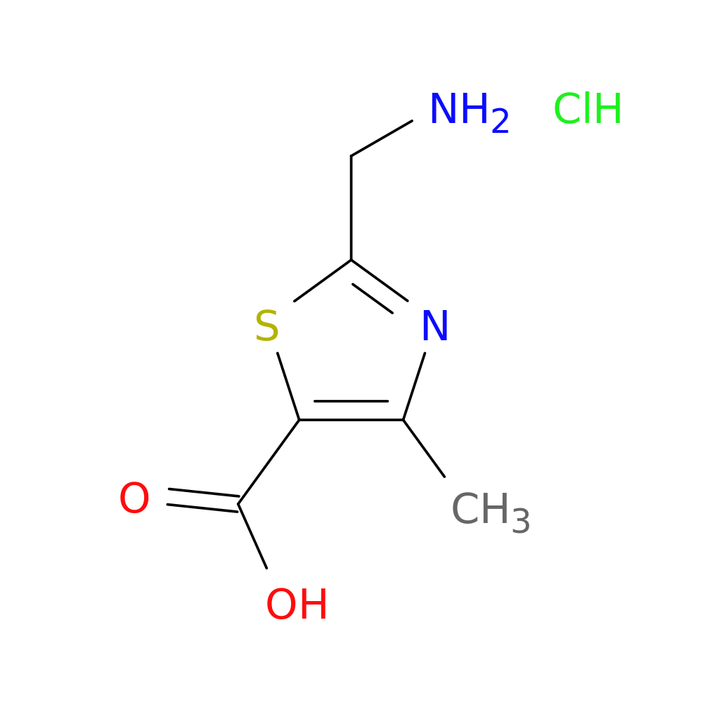 2-(aminomethyl)-4-methyl-1,3-thiazole-5-carboxylic acid hydrochloride