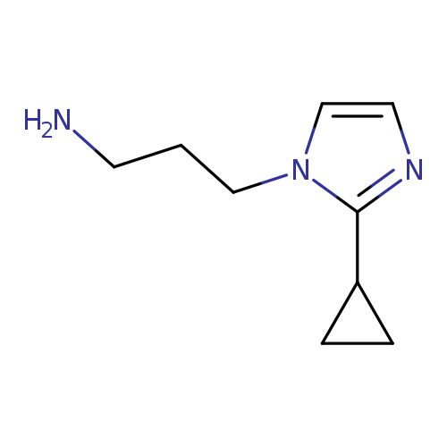 3-(2-cyclopropyl-1H-imidazol-1-yl)propan-1-amine