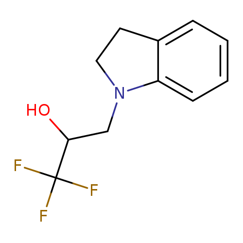 3-(2,3-dihydro-1H-indol-1-yl)-1,1,1-trifluoropropan-2-ol
