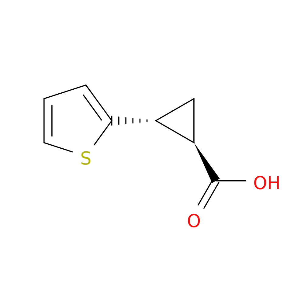 rac-(1R,2R)-2-(thiophen-2-yl)cyclopropane-1-carboxylic acid