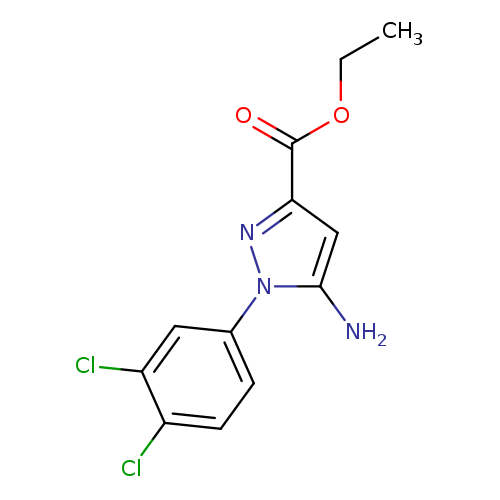 ethyl 5-amino-1-(3,4-dichlorophenyl)-1H-pyrazole-3-carboxylate