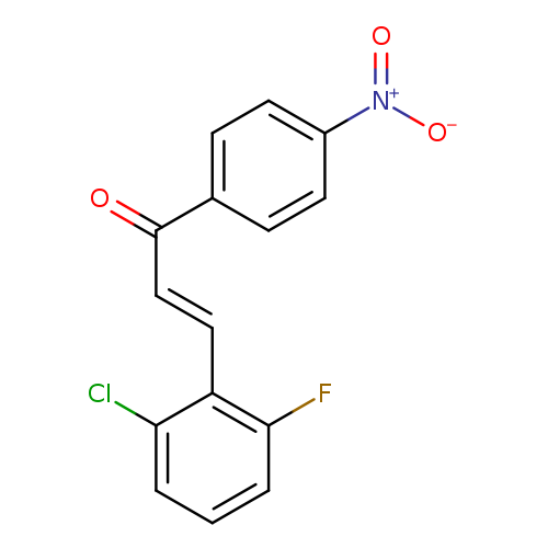 (2E)-3-(2-chloro-6-fluorophenyl)-1-(4-nitrophenyl)prop-2-en-1-one