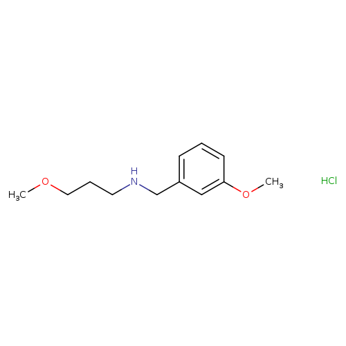 (3-methoxybenzyl)(3-methoxypropyl)amine hydrochloride