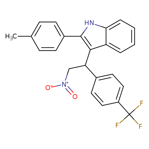 2-(4-methylphenyl)-3-{2-nitro-1-[4-(trifluoromethyl)phenyl]ethyl}-1H-indole