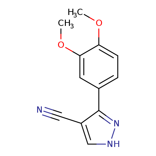 3-(3,4-Dimethoxyphenyl)-1H-pyrazole-4-carbonitrile