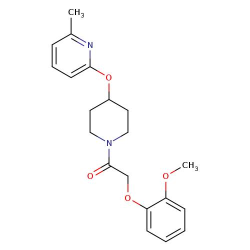 2-(2-methoxyphenoxy)-1-{4-[(6-methylpyridin-2-yl)oxy]piperidin-1-yl}ethan-1-one