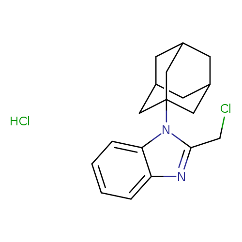 1-(adamantan-1-yl)-2-(chloromethyl)-1H-1,3-benzodiazole hydrochloride