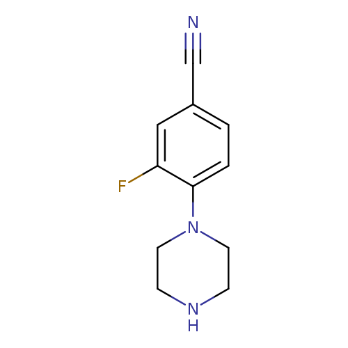 Benzonitrile, 3-fluoro-4-(1-piperazinyl)-