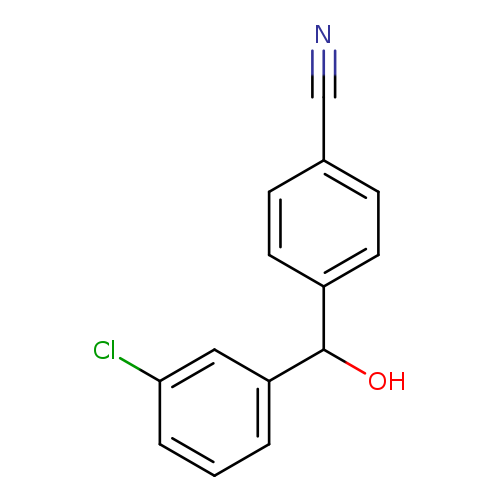 4-[(3-Chlorophenyl)(hydroxy)methyl]benzonitrile