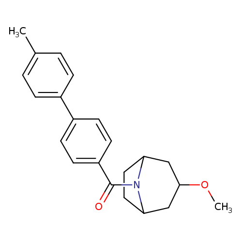 3-methoxy-8-{4'-methyl-[1,1'-biphenyl]-4-carbonyl}-8-azabicyclo[3.2.1]octane