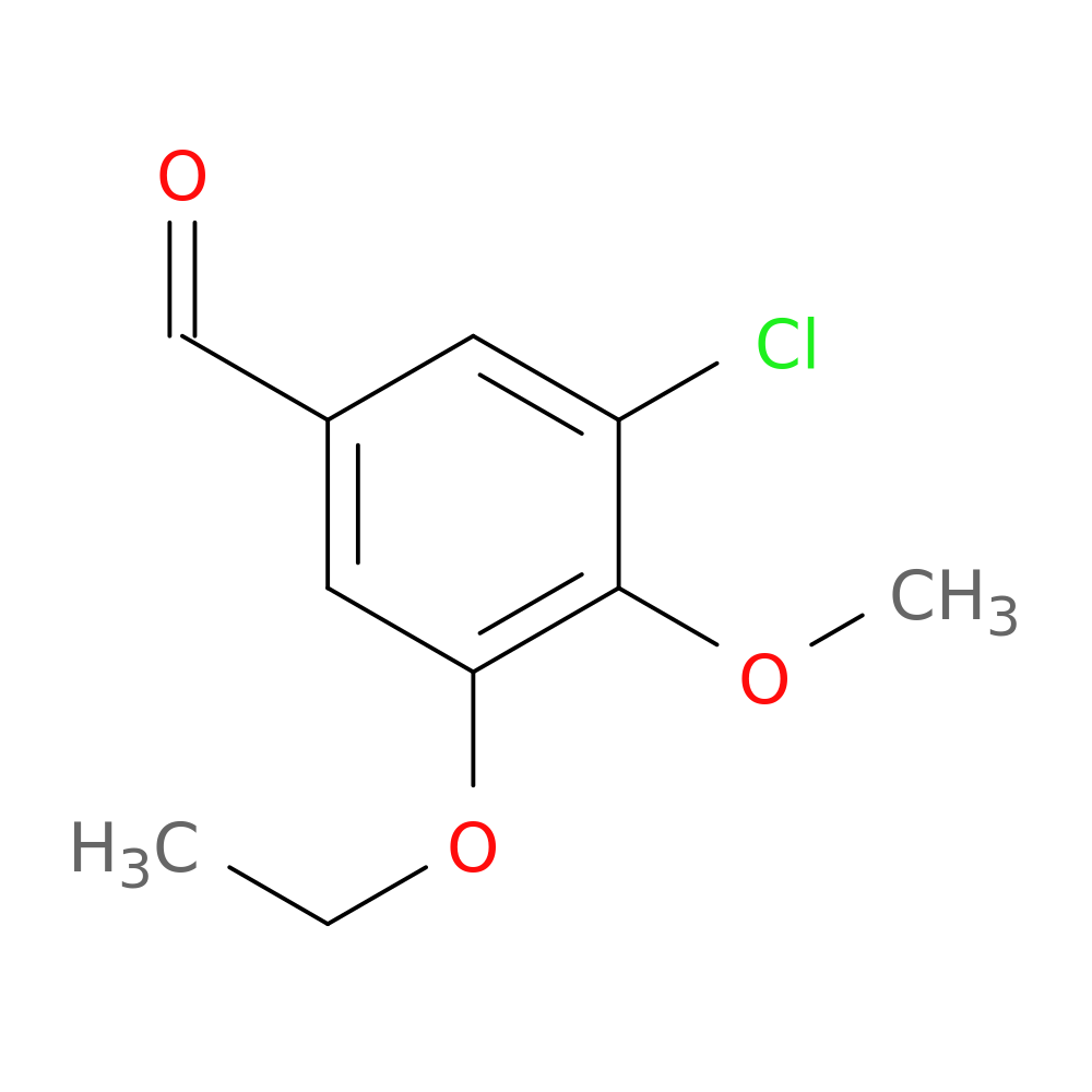 3-chloro-5-ethoxy-4-methoxybenzaldehyde