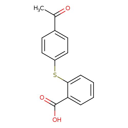 2-[(4-acetylphenyl)sulfanyl]benzoic acid