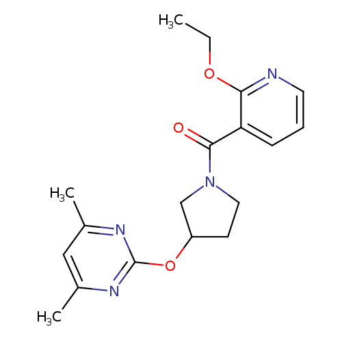 2-{[1-(2-ethoxypyridine-3-carbonyl)pyrrolidin-3-yl]oxy}-4,6-dimethylpyrimidine