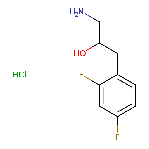 1-amino-3-(2,4-difluorophenyl)propan-2-ol hydrochloride