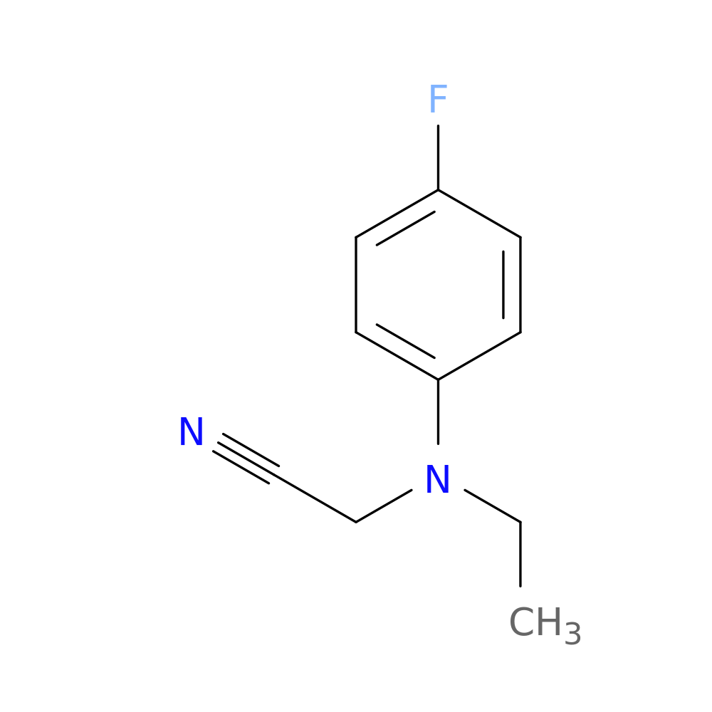 2-[ethyl(4-fluorophenyl)amino]acetonitrile