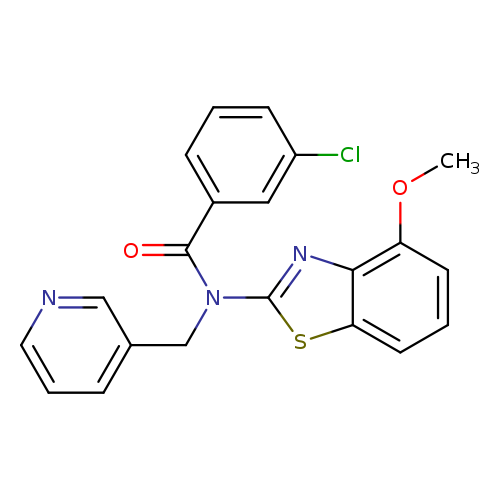 3-chloro-N-(4-methoxy-1,3-benzothiazol-2-yl)-N-[(pyridin-3-yl)methyl]benzamide