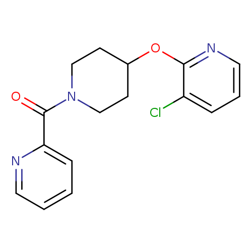 3-chloro-2-{[1-(pyridine-2-carbonyl)piperidin-4-yl]oxy}pyridine