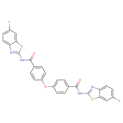 N-(6-fluoro-1,3-benzothiazol-2-yl)-4-{4-[(6-fluoro-1,3-benzothiazol-2-yl)carbamoyl]phenoxy}benzamide