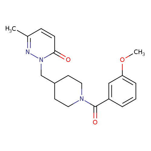 2-{[1-(3-methoxybenzoyl)piperidin-4-yl]methyl}-6-methyl-2,3-dihydropyridazin-3-one
