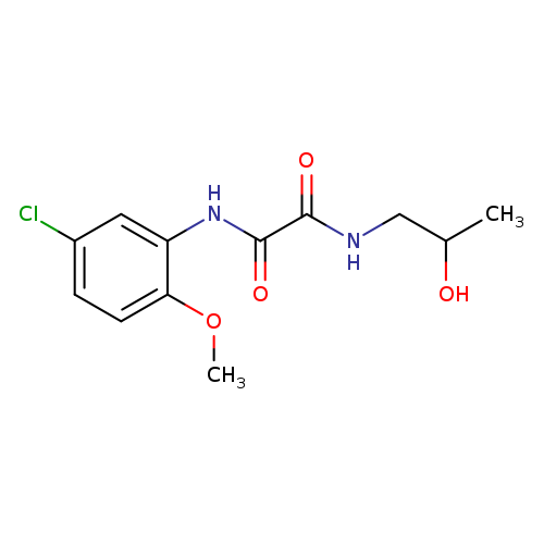 N'-(5-chloro-2-methoxyphenyl)-N-(2-hydroxypropyl)ethanediamide