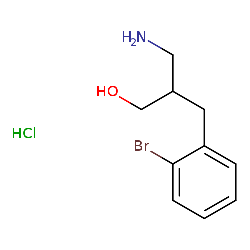 3-amino-2-[(2-bromophenyl)methyl]propan-1-ol hydrochloride